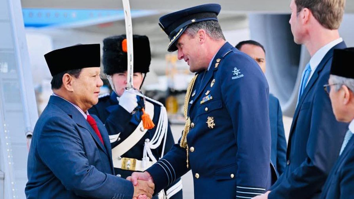 Tiba di Amsterdam, Prabowo Akan Bertemu Raja Belanda