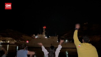 VIDEO: Kapal Perang Spanyol Mulai Berlayar Kawal Armada GSF ke Gaza