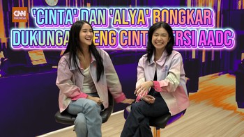 VIDEO: 'Cinta' dan 'Alya' Bongkar Dukungan Geng Cinta Versi AADC