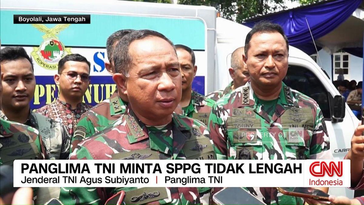 VIDEO: Panglima TNI Minta SPPG Tidak Lengah
