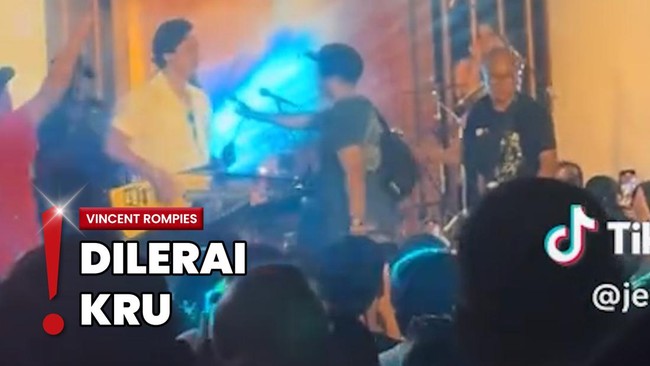 Vincent Rompies Cekcok-Diduga Tendang Penonton di Konser Musik