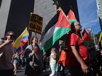  Aksi Pro-Palestina Banjiri New York Saat Netanyahu Pidato di PBB