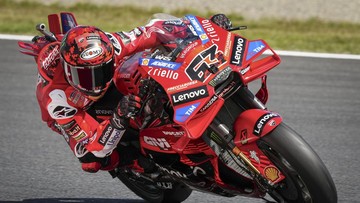 Sorotan Dunia Olahraga CNN Sport : Hasil Kualifikasi MotoGP Jepang: Bagnaia Pole, Marquez Ketiga