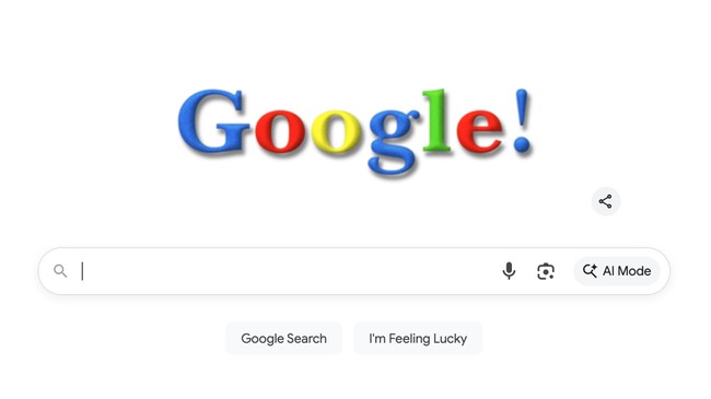 Rayakan HUT Google ke-27, Google Doodle Pajang Logo Lawas Google Doodle merayakan hari ulang tahun Google yang ke-27 pada hari ini, Sabtu (27/9).