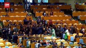 VIDEO: Momen Ratusan Delegasi Walk Out saat Netanyahu Pidato di PBB
