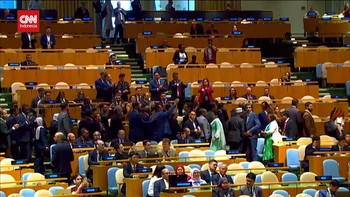 VIDEO: Momen Ratusan Delegasi Walk Out saat Netanyahu Pidato di PBB
