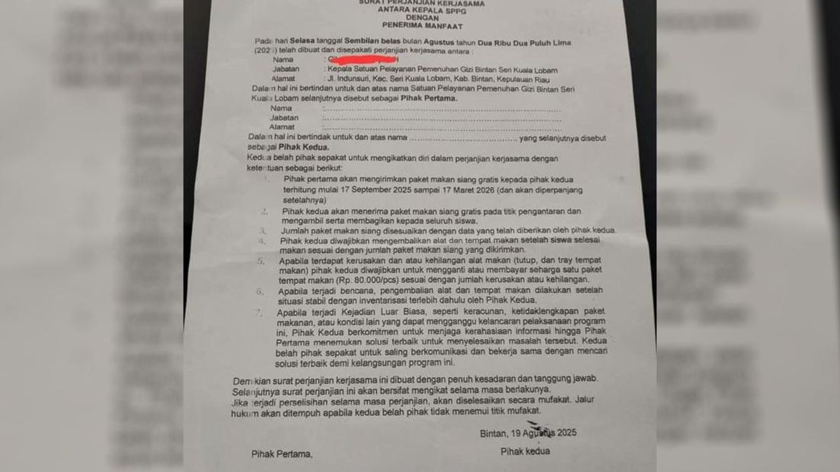 Cerita Kepala Sekolah Diminta Teken Surat Rahasiakan Keracunan MBG