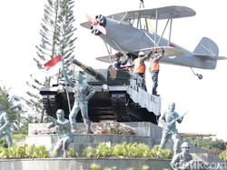 Pesawat dan Tank Hiasi Taman Makam Pahlawan Tabanan