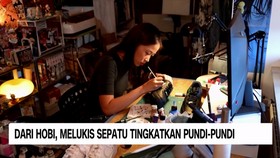 VIDEO: Dari Hobi, Melukis Sepatu Tingkatkan Pundi-Pundi