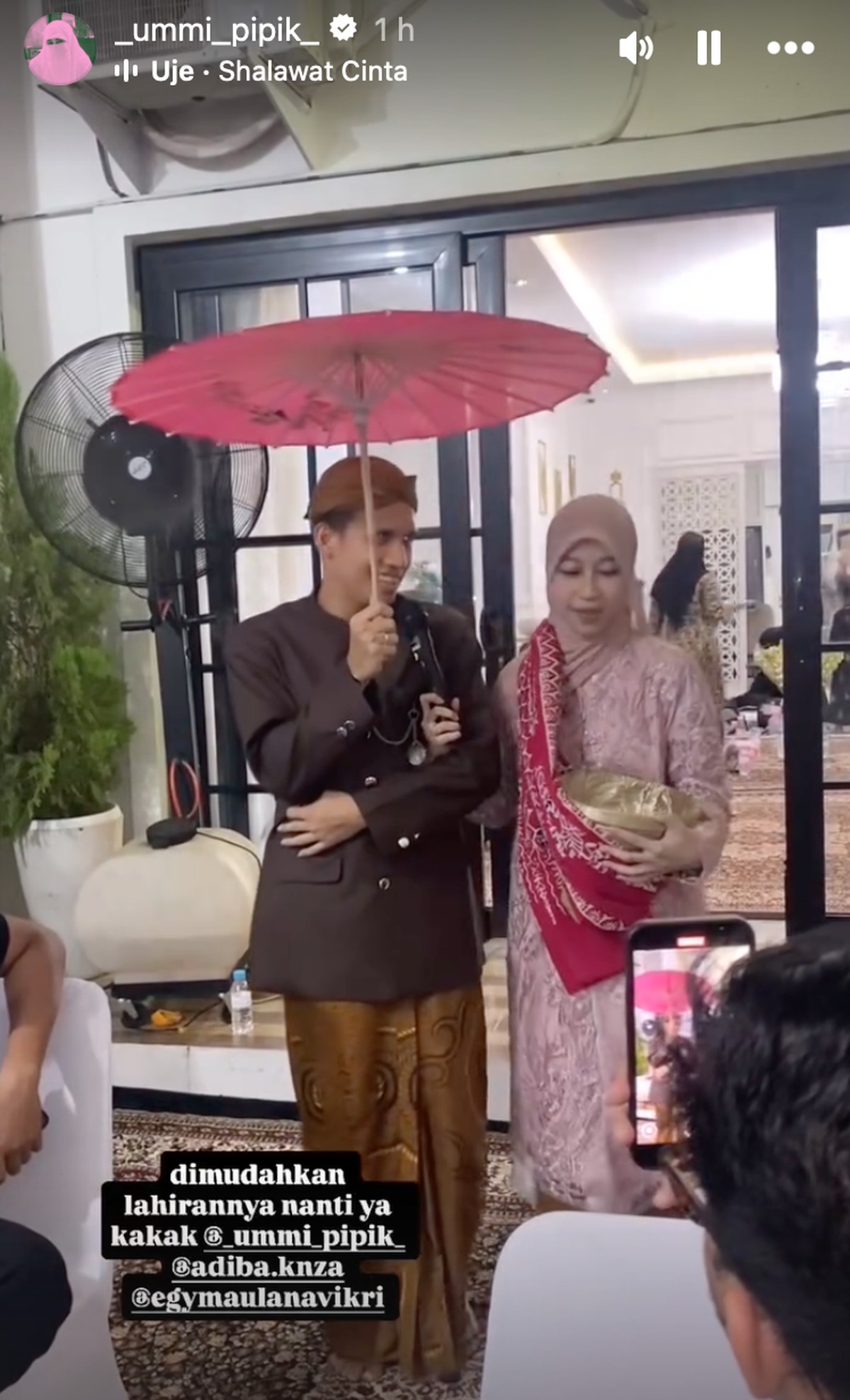 Tasyakuran 7 bulanan kehamilan Adiba Khanza