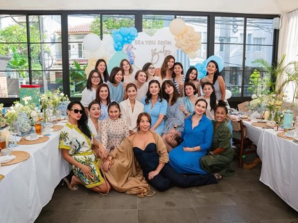 Potret Baby Shower Kehamilan Pertama Aline Adita, Dihadiri para Model Senior