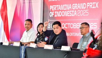 Update Eksklusif Olahraga CNN : Erick Ungkap Perintah Khusus Prabowo di MotoGP Mandalika