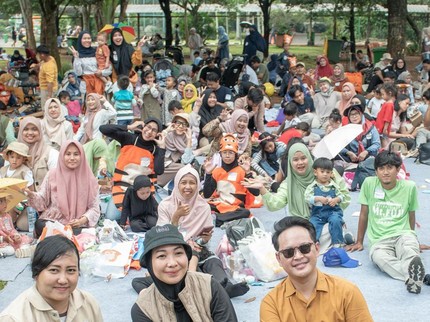 Gembira Parenting Rayakan 1 Tahun Perjalanan, Ajak 100 Keluarga Seru-seruan di Ragunan
