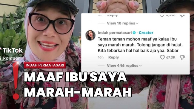 Aib Dibongkar, Indah Permatasari Minta Netizen Tak Hujat Sang Ibunda