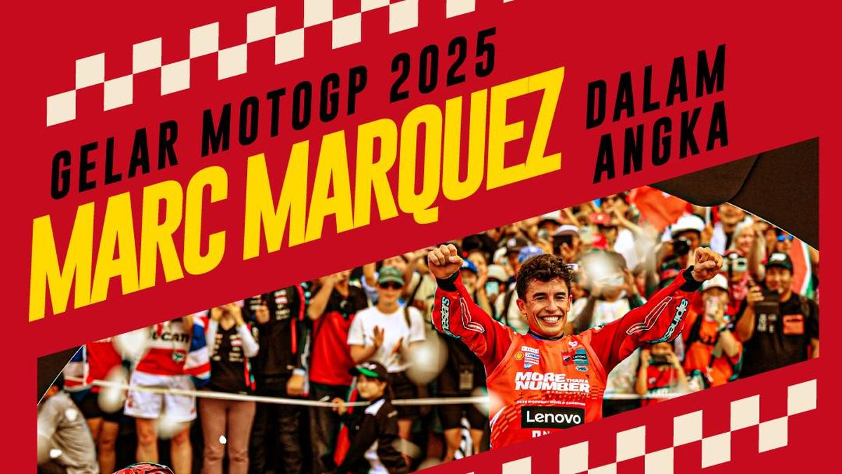 INFOGRAFIS: Gelar MotoGP 2025 Marc Marquez dalam Angka