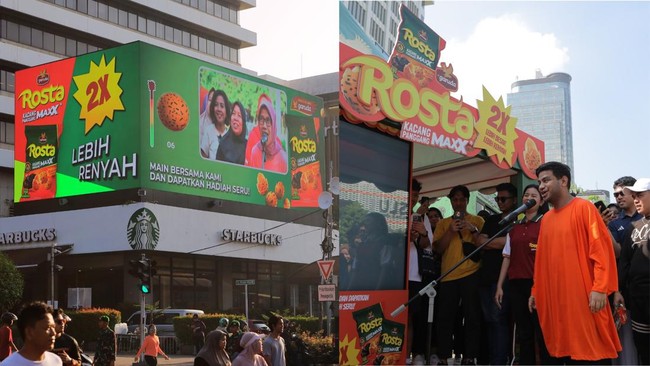 Garuda Rosta meluncurkan produk baru, Garuda Rosta Maxx, dengan ukuran lebih besar dan lebih renyah, Acara meriah di Jakarta menarik hampir 4.000 pengunjung.