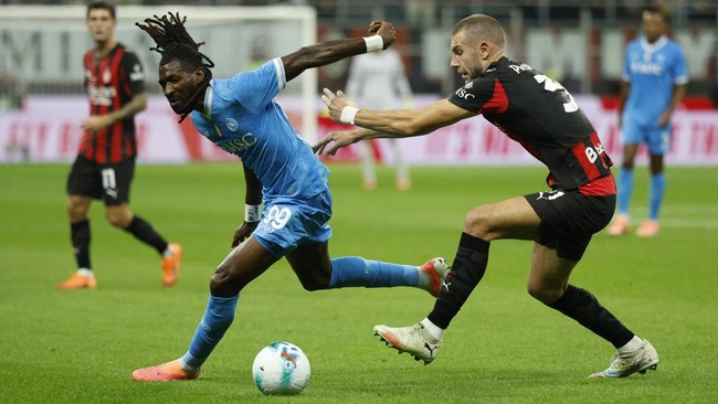 AC Milan menang atas Napoli dalam lanjutan liga Italia di Stadion San Siro, Senin (29/9) dini hari waktu Indonesia.