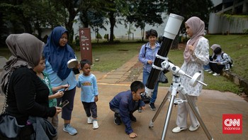FOTO: Belajar Sambil Bermain di Pekan Astronomi Jakarta