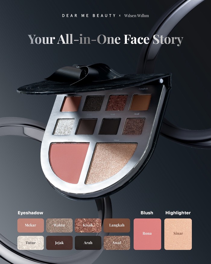 Dear Me Beauty 𝐆𝐚𝐫𝐢𝐬 𝐖𝐚𝐤𝐭𝐮 𝐅𝐚𝐜𝐞 𝐏𝐚𝐥𝐞𝐭𝐭𝐞 dan  𝗛𝘆𝗱𝗿𝗮𝗴𝗹𝗼𝘄 𝗟𝗶𝗽 𝗦𝘁𝗮𝗶𝗻