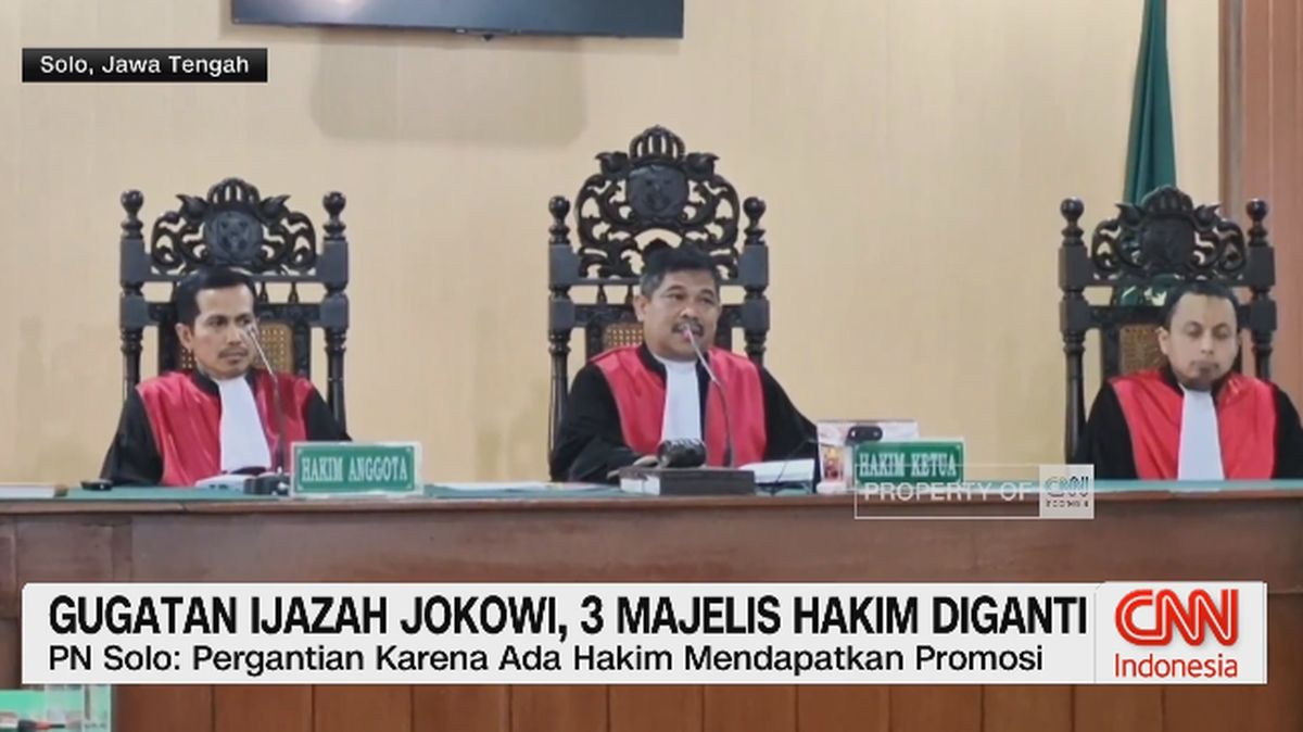 VIDEO: Gugatan Ijazah Jokowi, 3 Majelis Hakim Diganti