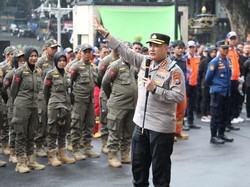 Ribuan Personel-Elemen Masyarakat Kota Malang Ikuti Simulasi Sispamkota