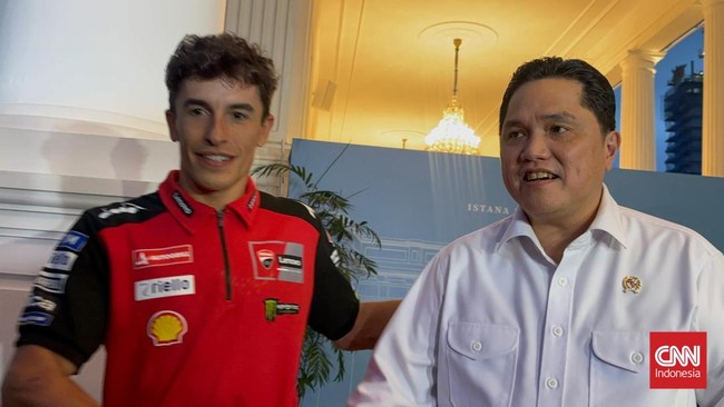 Juara dunia MotoGP 2025, Marc Marquez, senang berkunjung ke Indonesia dan bertemu Presiden Prabowo. Ia siap menikmati balapan di Sirkuit Mandalika.