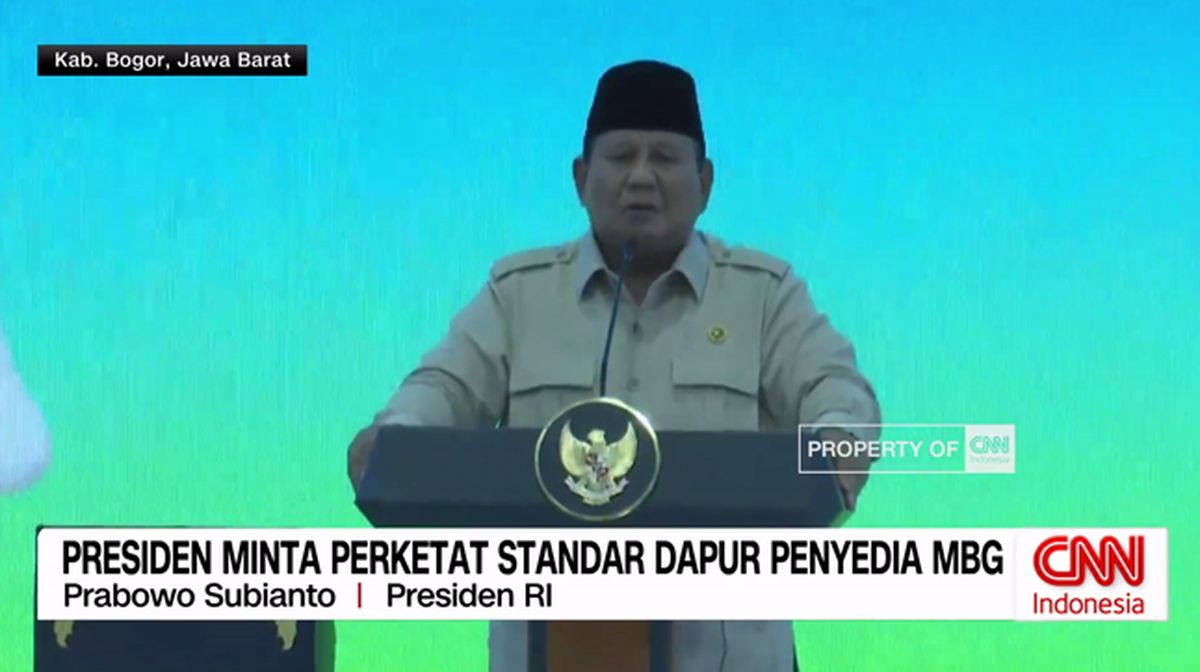 VIDEO: Presiden Minta Perketat Standar Dapur Penyedia MBG