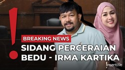 Live Streaming: Sidang Perdana Cerai Bedu dan Irma Kartika