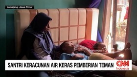 VIDEO: Santri Keracunan Air Keras Pemberian Teman