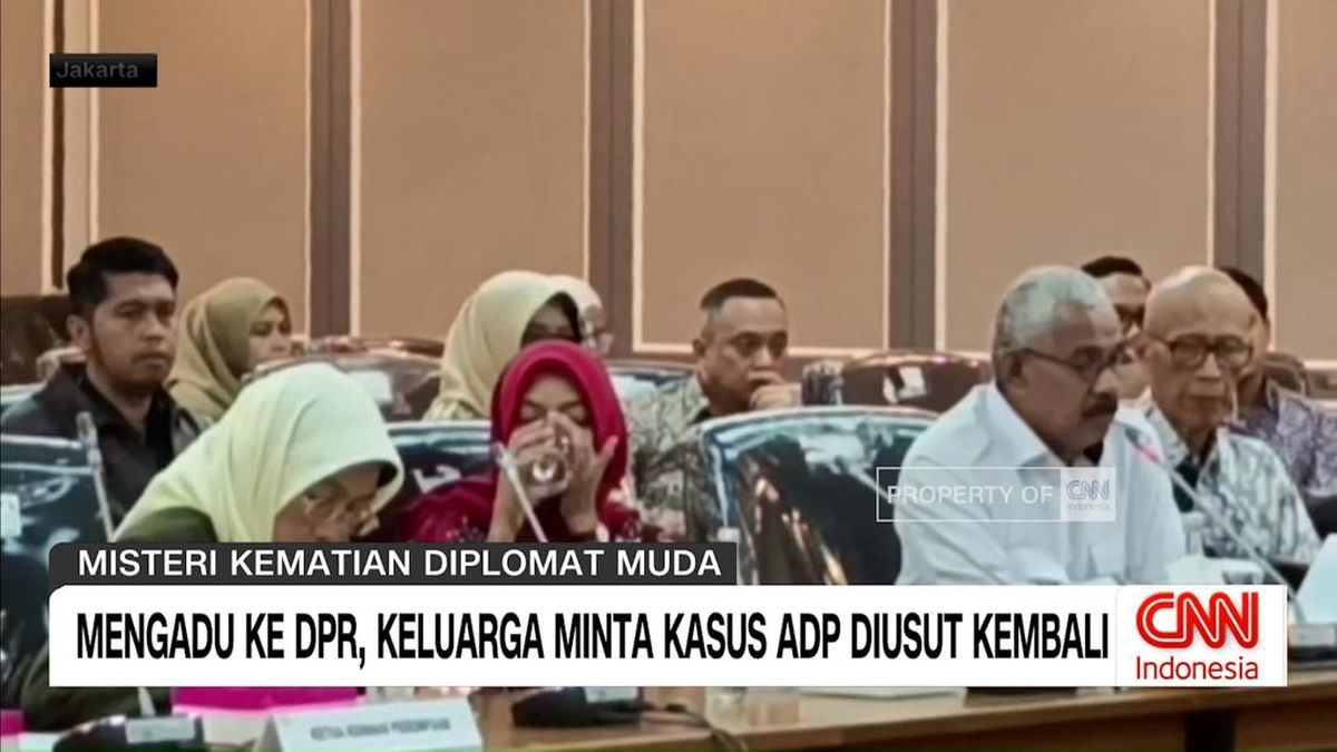 VIDEO: Mengadu ke DPR, Keluarga Minta Kasus ADP Diusut Kembali