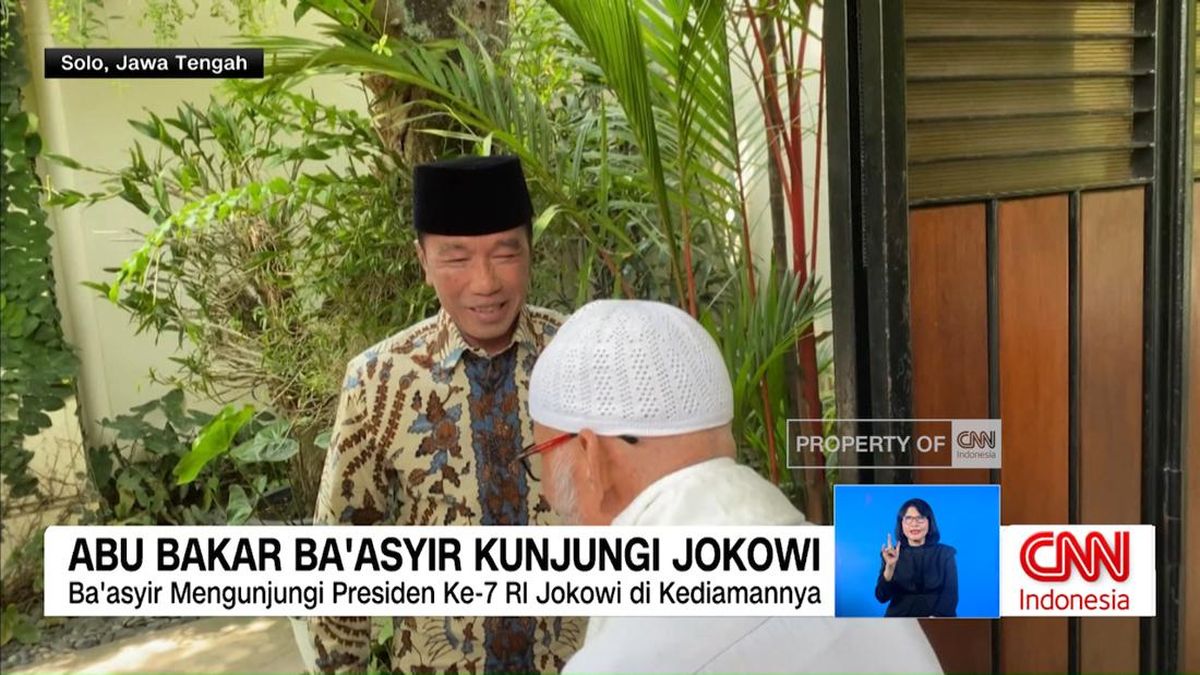 VIDEO: Abu Bakar Ba'asyir Kunjungi Jokowi
