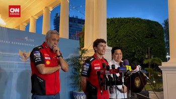 VIDEO: Bertemu Prabowo, Marquez Antusias Tatap MotoGP Mandalika