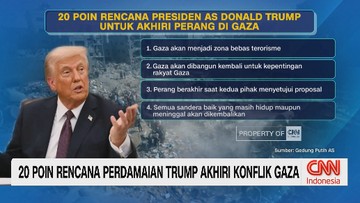 VIDEO: 20 Poin Rencana Perdamaian Trump Akhiri Konflik Gaza