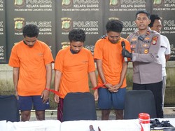 Begal Berkedok Mata Elang Rampas Motor Warga di Jakut, 3 Pelaku Ditangkap