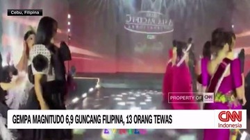 VIDEO: Gempa Magnitudo 6,9 Guncang Filipina, Belasan Orang Tewas