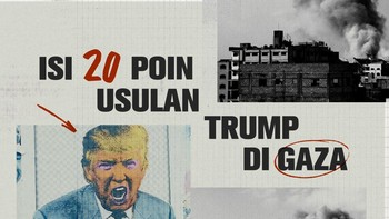 INFOGRAFIS: Isi 20 Poin Usulan Trump soal Gencatan Senjata di Gaza