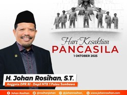 Johan Rosihan Tegaskan Hari Kesaktian Pancasila Bukan Sekadar Serimonial