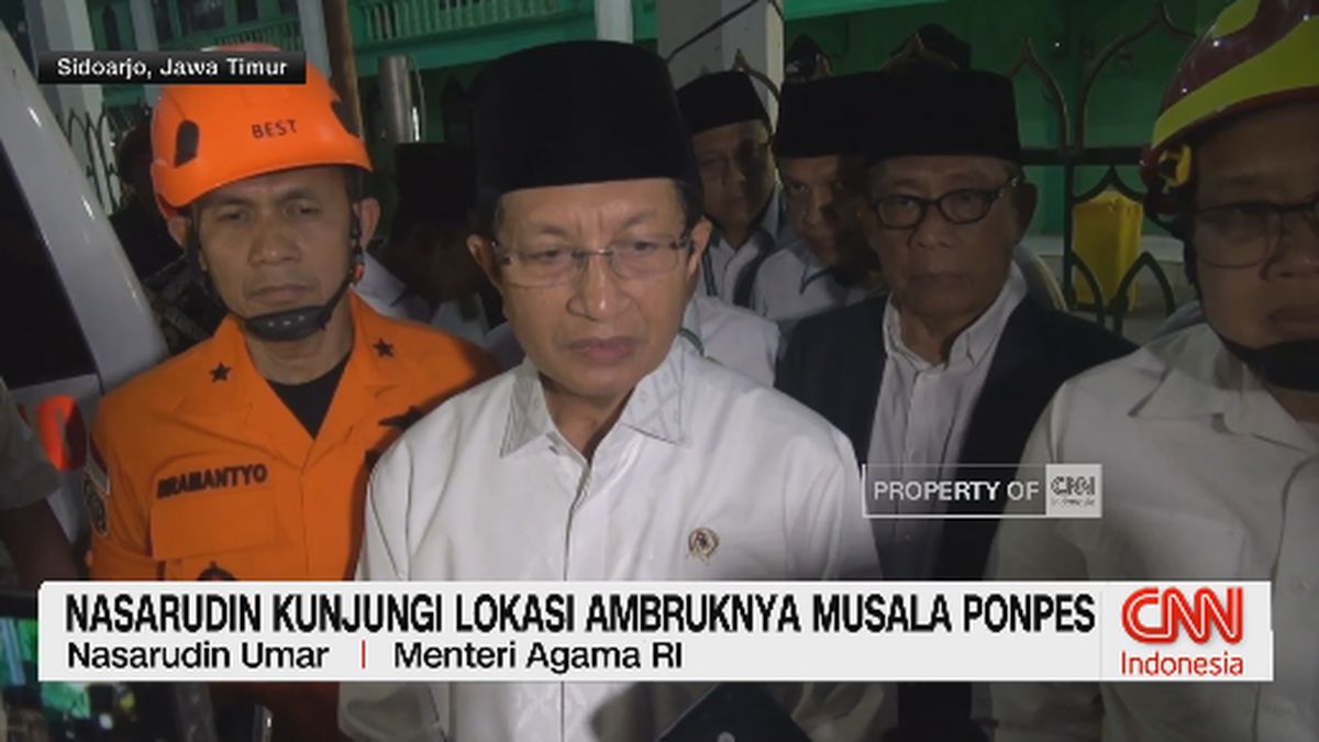 VIDEO: Nasarudin Kunjungi Lokasi Ambruknya Musala Ponpes
