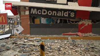 VIDEO: Penampakan Gedung McD Roboh Akibat Gempa Dahsyat Filipina