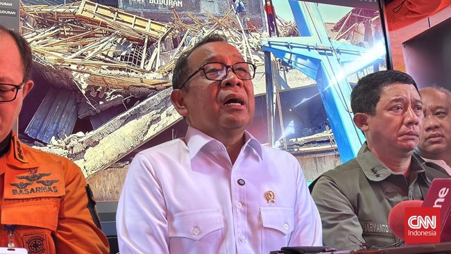 Menteri Koordinator PMK Pratikno memimpin rapat koordinasi tingkat menteri percepatan penanganan bencana banjir dan tanah longsor di Sumatera.