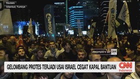 VIDEO: Gelombang Protes Usai Israel Cegat Kapal Bantuan