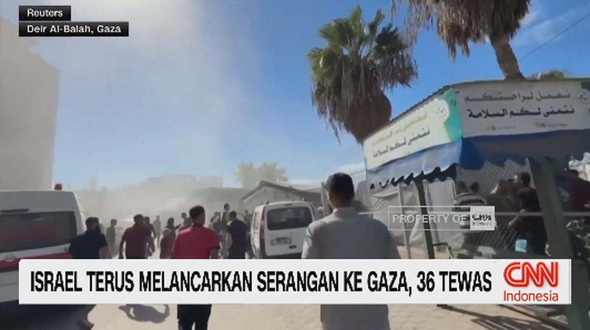 VIDEO: Israel Terus Melancarkan Serangan Gaza, 36 Tewas