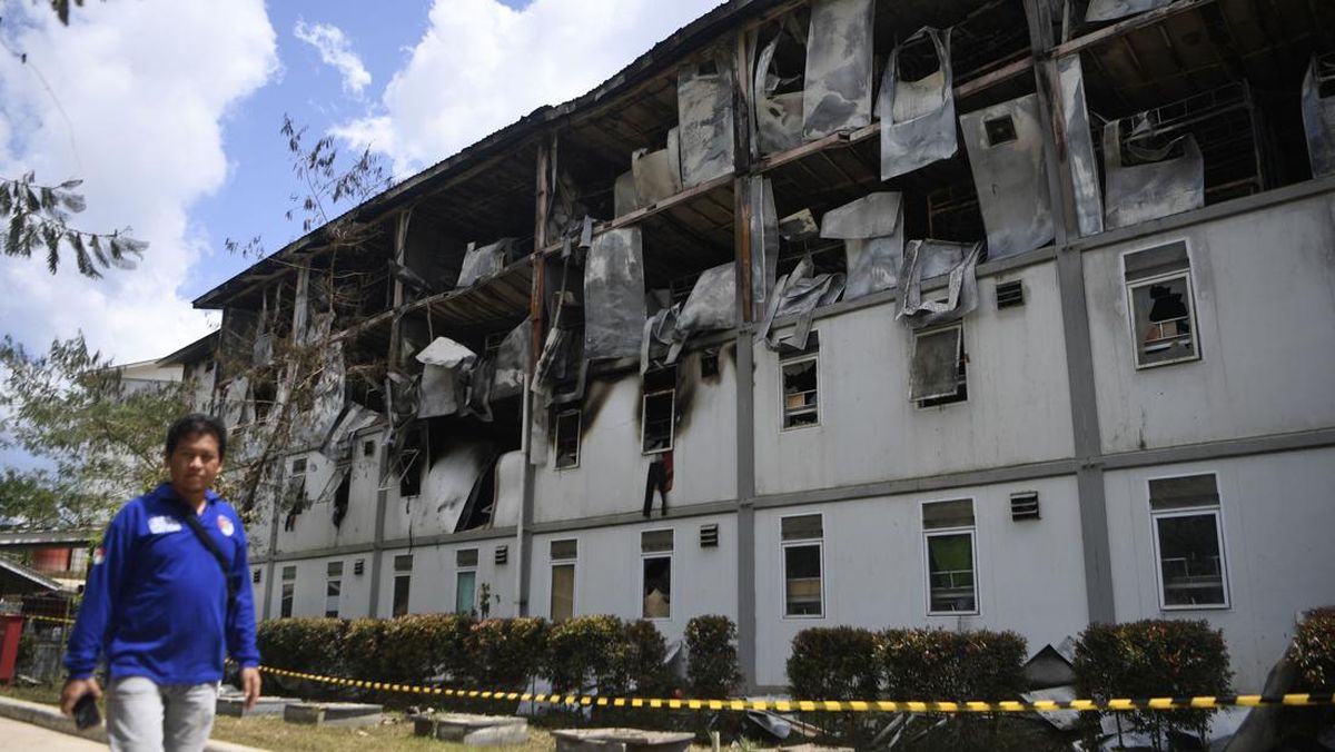 OIKN Pastikan Tak Ada Korban Tewas-Luka di Kebakaran Hunian Pekerja