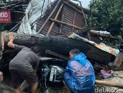 Pohon hingga Kubah Masjid Agung Roboh Imbas Hujan Angin di Sukoharjo