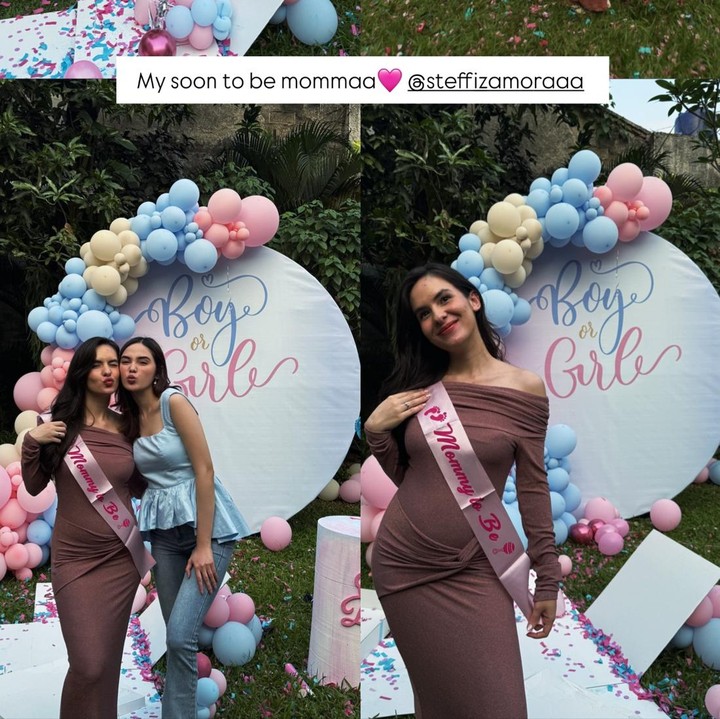 <p>Acara<em> gender reveal</em> ini tampak dihadiri oleh teman dekat Steffi dan Nino. Semua tamu yang datang juga kompak mengenakan pakaian bernuansa warna merah muda dan biru muda. Salah satu tamu yang hadir adalah Syifa Hadju yang tampak mengenakan baju bernuansa warna biru muda. Melalui unggahan di Instagram Stories, Syifa membagikan potretnya bersama Steffi. "<em>My soon to be mommaa</em> @steffizamoraaa," tulisnya. (Foto: Instagram @@steffizamoraaa)</p>
