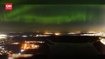 VIDEO: Keindahan Aurora Borealis dari Gedung Tertinggi di Eropa
