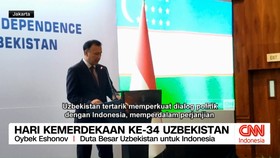 VIDEO: Uzbekistan Rayakan HUT ke-34, Indonesia Jadi Mitra Penting