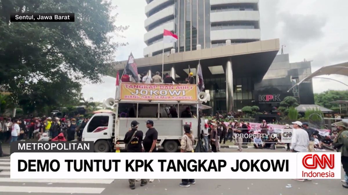 VIDEO: Demo Tuntut KPK Tangkap Jokowi