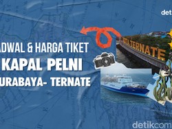 Jadwal Lengkap Harga Tiket Kapal Pelni Surabaya-Ternate Oktober 2025