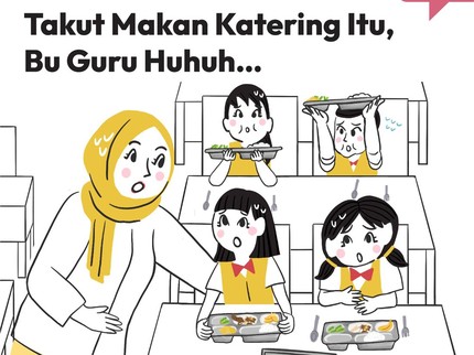 Takut Makan  Katering Itu, Bu Guru.... Huhuhu